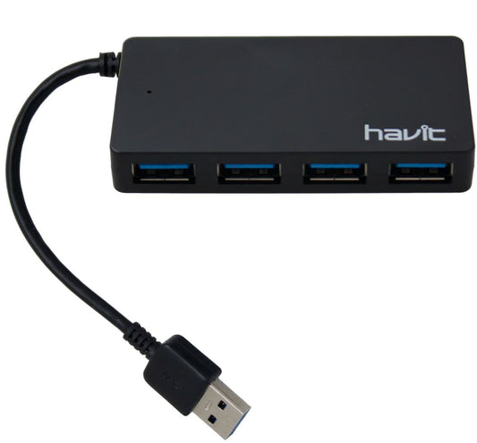 Havit Proline USB 3.0 Hub 4 port Docking USB 2.0 Sort