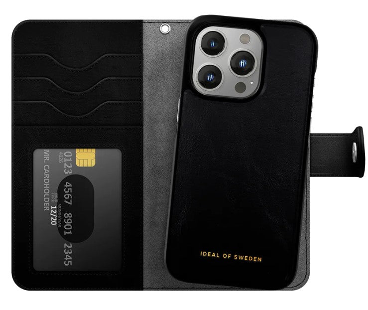 IDeal Of Sweden Magnet Wallet+ iPhone 14 Pro etui - Sort.