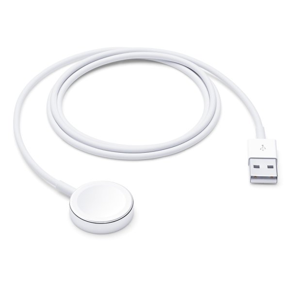Apple MX2E2ZM/A tilbehør til smartWatch Opladningskabel Hvid