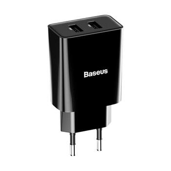 Baseus - USB-A Adapter - 10.5W - Sort