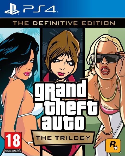 Grand Theft Auto The Trilogy – The Definitive Edition- PlayStation 4- Complete Collection- Nordisk