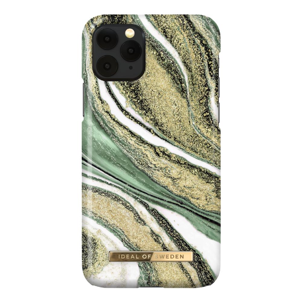 IDEAL OF SWEDEN IPHONE 11 PRO FASHION CASE - GREEN COSMIC SWIRL