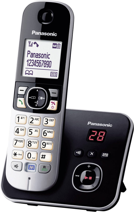 Panasonic KX-TG6821GB telefon DECT telefon Nummervisning Sort