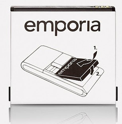 Emporia 1150mAh Li-Ion Batteri Sort