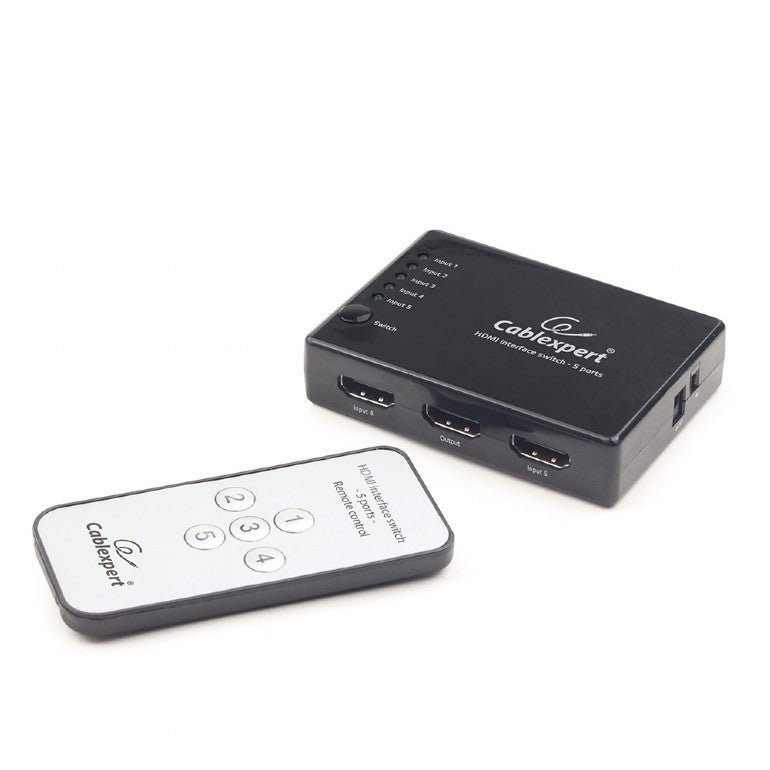 HDMI - Switch med 5 porte (DSW-HDMI-53) / (4K Support)