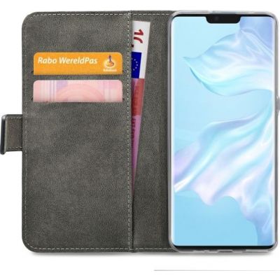 Mobilize Classic Gelly Wallet Flip Cover til Huawei Mate 30 Pro - Sort
