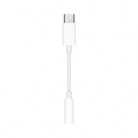 Apple MU7E2ZM/A kabel kønsskifter 3.5mm USB-C Hvid
