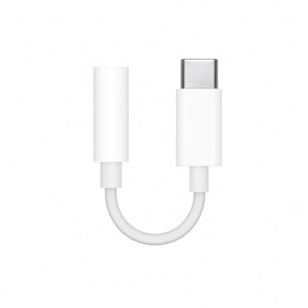 Apple MU7E2ZM/A kabel kønsskifter 3.5mm USB-C Hvid